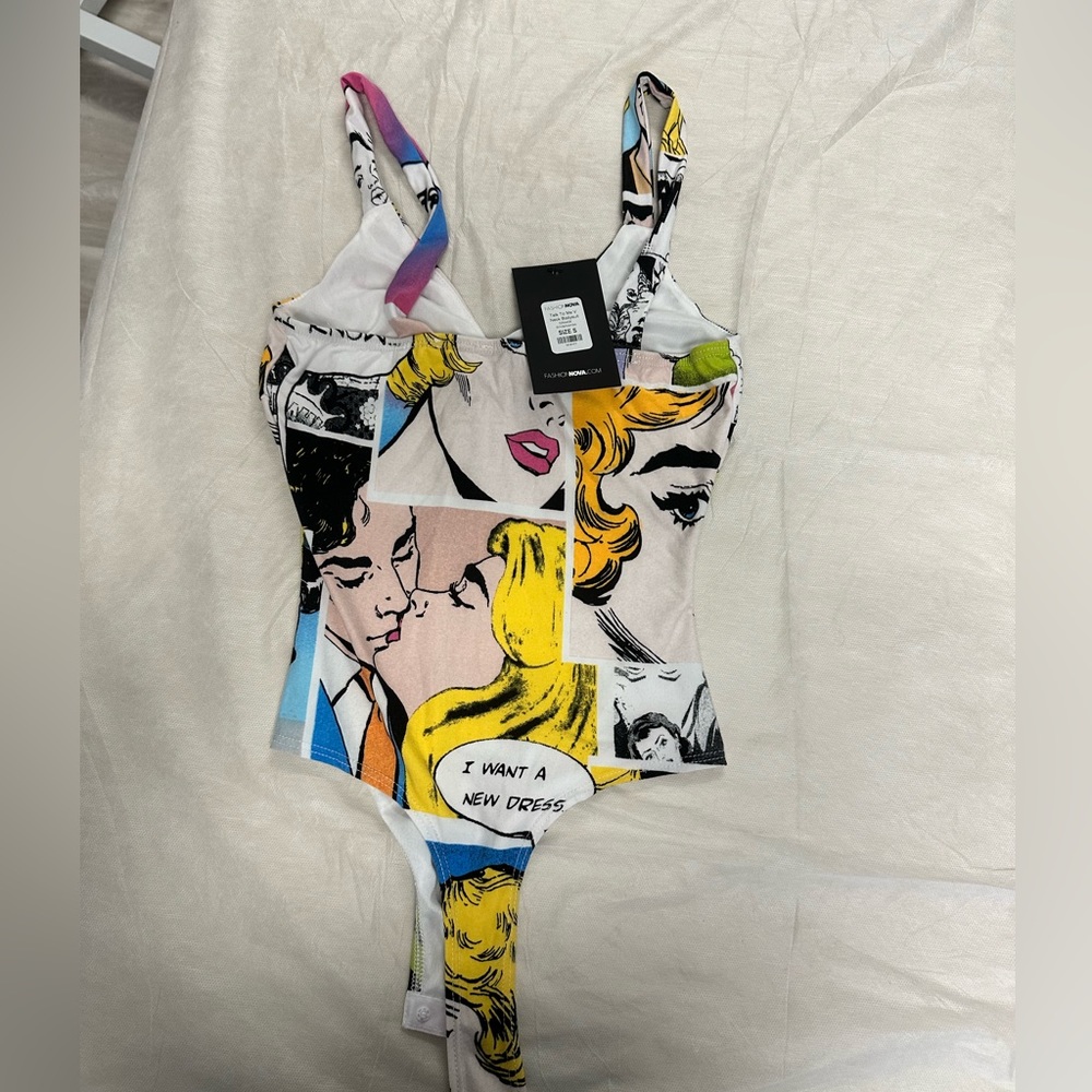 Multi colored bodysuit-NEVERWORN